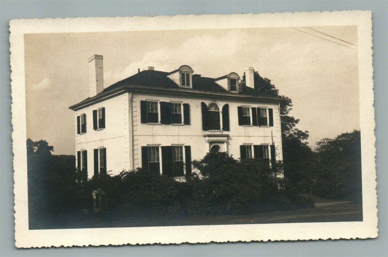 GLENSIDE PA MANSION ANTIQUE REAL PHOTO POSTCARD RPPC