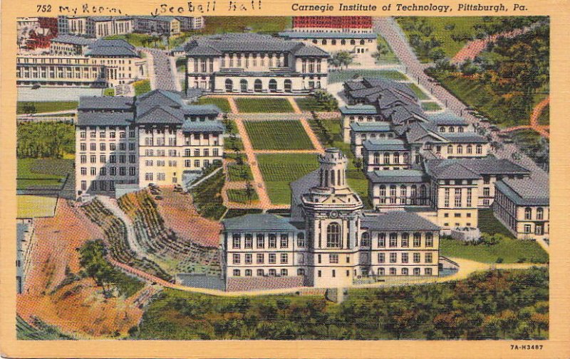 Postcard Carnegie Institute Technology Pittsburgh PA