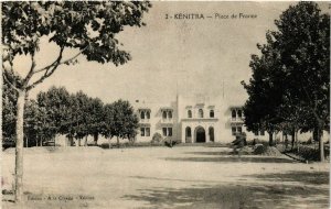 CPA AK Kenitra - Place de France MAROC (964157)