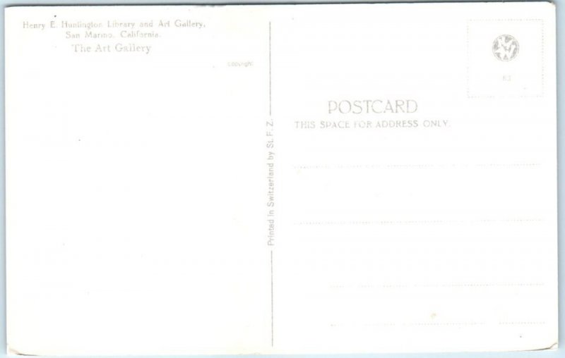 M-46554 Henry E Huntington Library and Art Gallery San Marino California