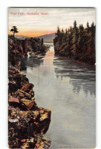 Spokane Washington WA Postcard 1907-1915 Post Falls