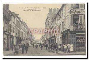 Rochefort sur Mer Old Postcard Perspective of the rue de la Republique (very ...