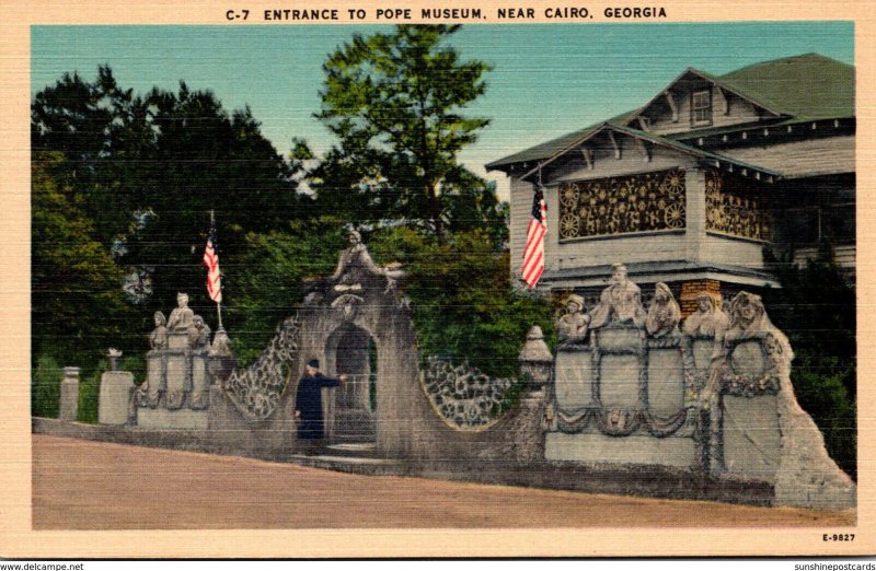 Georgia Entrance To Pope Museum Near Cairo