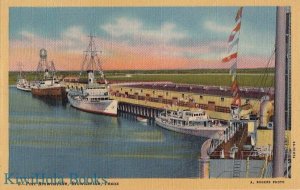 Postcard Ships Port Brownsville Brownsville Texas TX