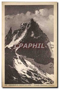 Old Postcard Chamonix Great Charmoz
