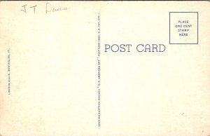 Vintage Vermont Postcard - Barre - Robert Burns Monument