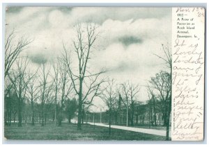 Davenport Iowa Postcard Row Factories Rock Island Arsenal c1905 Vintage Antique