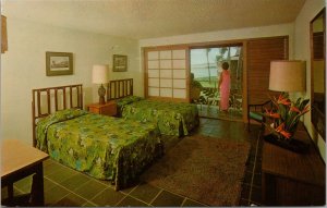 Poipu Beach Hotel Kauai Hawaii Postcard PC558