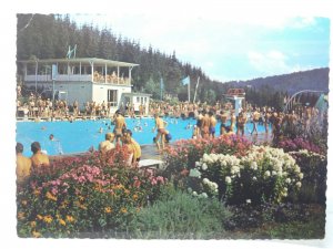 Postcard Heidenheim a der Brenz Swimming Pool Germany 1969