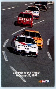 ROCKINGHAM, NC North Carolina ~ The POLE at THE ROCK ~ NASCAR 1993  Postcard