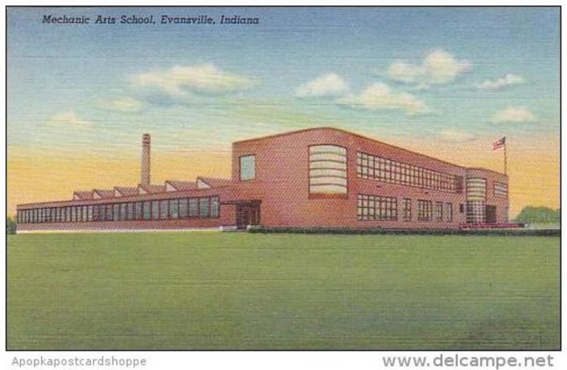 Indiana Evansville Mechanic Arts School