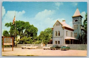 Old Jail - St. Augustine, Florida - Classic Cars Postcard