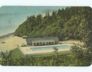 1950 Swimming Pool FUNDY NATIONAL PARK - ALMA New Brunswick NB c8497
