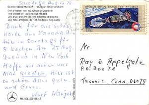 Vinatge Auto Pre 1950 Post Card Daimler Benz Museum 1975