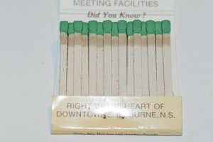 Loyalist Inn Shelburne Nova Scotia Canada 30 Strike Matchbook