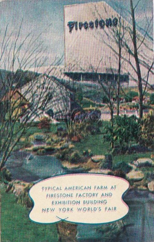 New York World's Fair 1939 Firestone Factory Exposition Building and Farm