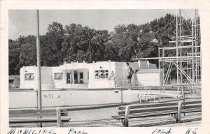 D6/ Iola Kansas Ks Real Photo RPPC Postcard 1953 Municipal Pool