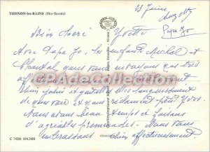 Modern Postcard Thonon les Bains Haute Savoie