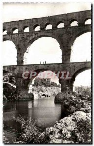 Old Postcard The Bridge Of Roman aqueduct