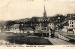 CPA MIRECOURT - Vue prise du Pont-Neuf (200624)