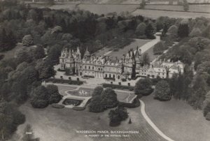 Buckinghamshire Postcard - Aerial View of Waddesdon Manor   RRR357