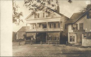 East Killingly Connecticut GF Smith Hardware Store c1905 Real Photo Postcard