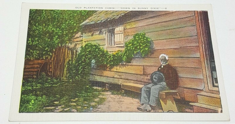 Plantation Sunny Dixie Vintage Postcard  