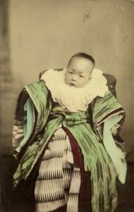 japan, Young Japanese Baby Boy (1906) Triumphant Military Review Yokkaichi (1)