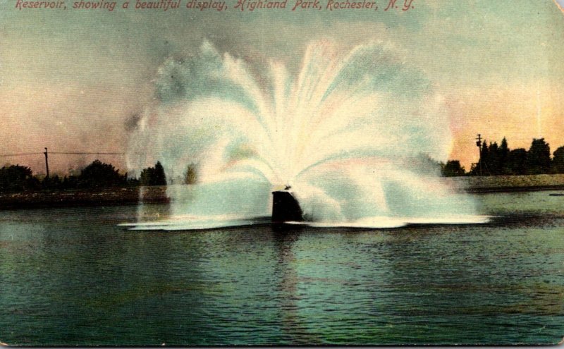 New York Rochester Highland Park Reservoir Showing A Beautiful Display