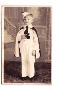 Real Photo, Child in Doctor's or Nurse's Uniform with Cape, Canada, AZO