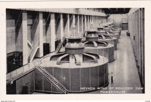 Nevada Wing Of Boulder Dam Powerhouse , BOULDER DAM , Nevada , 1930s