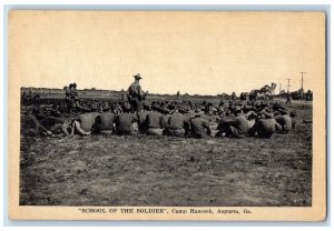 c1920's School of the Soldier Camp Hancock Augusta Georgia GA WW1 Postcard