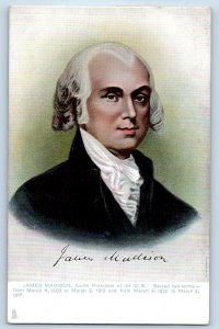 James Madison Fourth President Of The United States Portrait Tuck Postcard