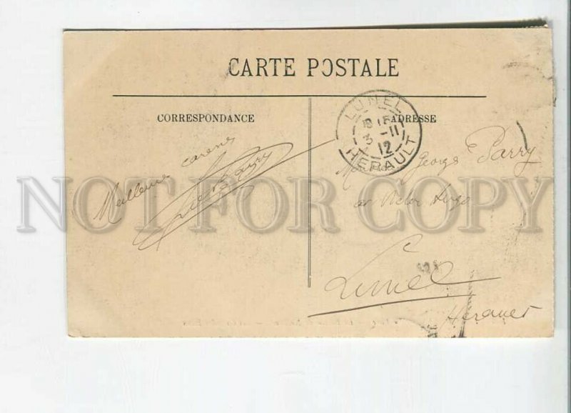 482645 1912 year FRANCE Versailles Neptune Basin Vintage RPPC