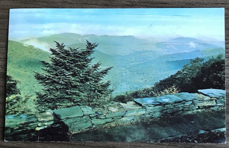 Postcard Used “Shenandoah Valley” Crescent Rock VA PM/1954 L31