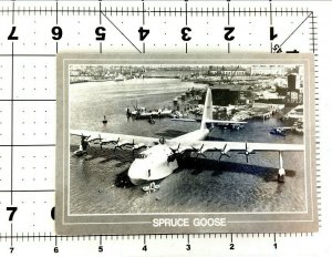 Postcard Spruce Goose Terminal Island Long Beach California Howard Hushes Unpost