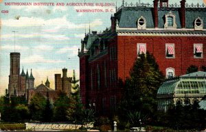 Washington D C The Smithsonian Institute and Agricultural Building 1908