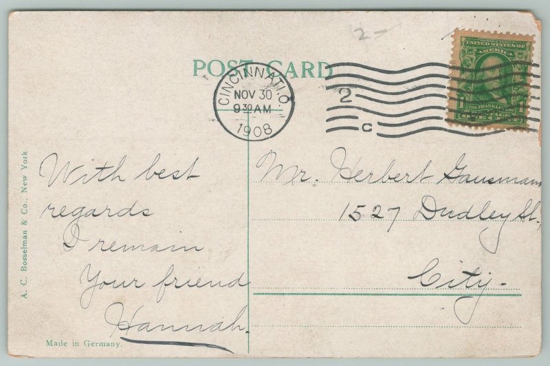 Cincinnati Ohio~Altenheim German Old Men's Home~c1910 Postcard