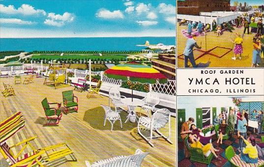 Illinois Chicago Roof Garden Ymca Hotel