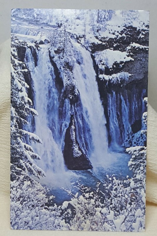 Burney Falls California Vintage Postcard