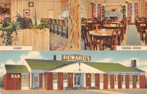 Rock Springs Wyoming Howard's Cafe Vintage Postcard AA56660