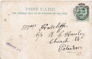 Genealogy Postcard - Family History - Hatcliffe - Church St - Peterborough U4069