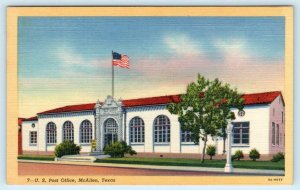 McALLEN, Texas TX ~ U.S. POST OFFICE Hidalgo County c1940s Linen  Postcard