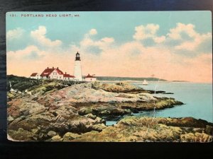 Vintage Postcard 1907-1915 Portland Head Light Maine