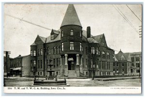 c1910 Y.M. and Y.W.C.A Building Iowa City IA West Branch IA Posted Postcard