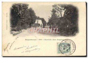 Old Postcard Roquefavour The Arrival at Arquier