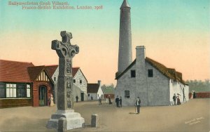 Postcard LONDON Exhibition Ballymaclinton Irish Village Franco British Expo 1908