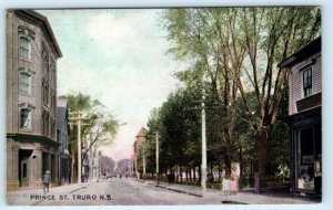 TRURO, Nova Scotia Canada ~ PRINCE STREET Scene c1910s  Postcard