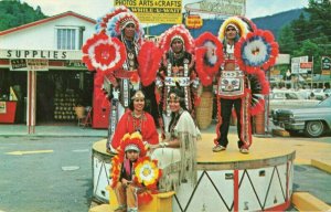 Postcard Cherokee Indians North Carolina