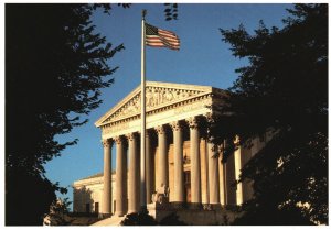 Vintage Postcard Supreme Court Building Marble Palace Federal Courthouse W DC